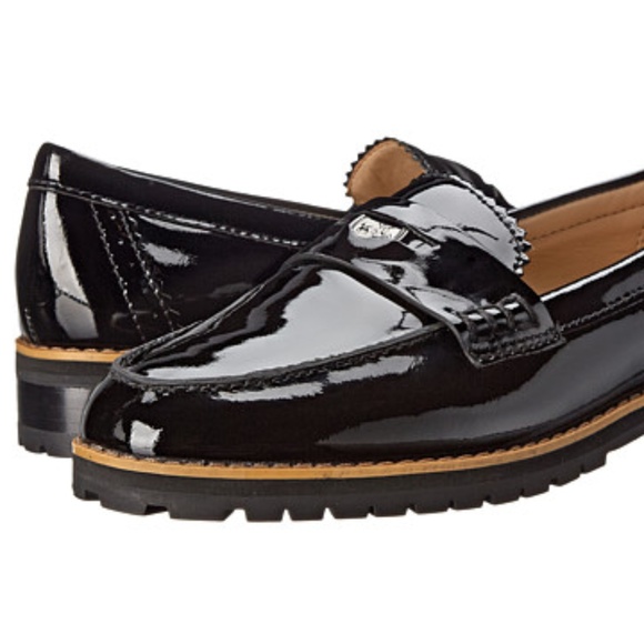 coach patent leather shoes